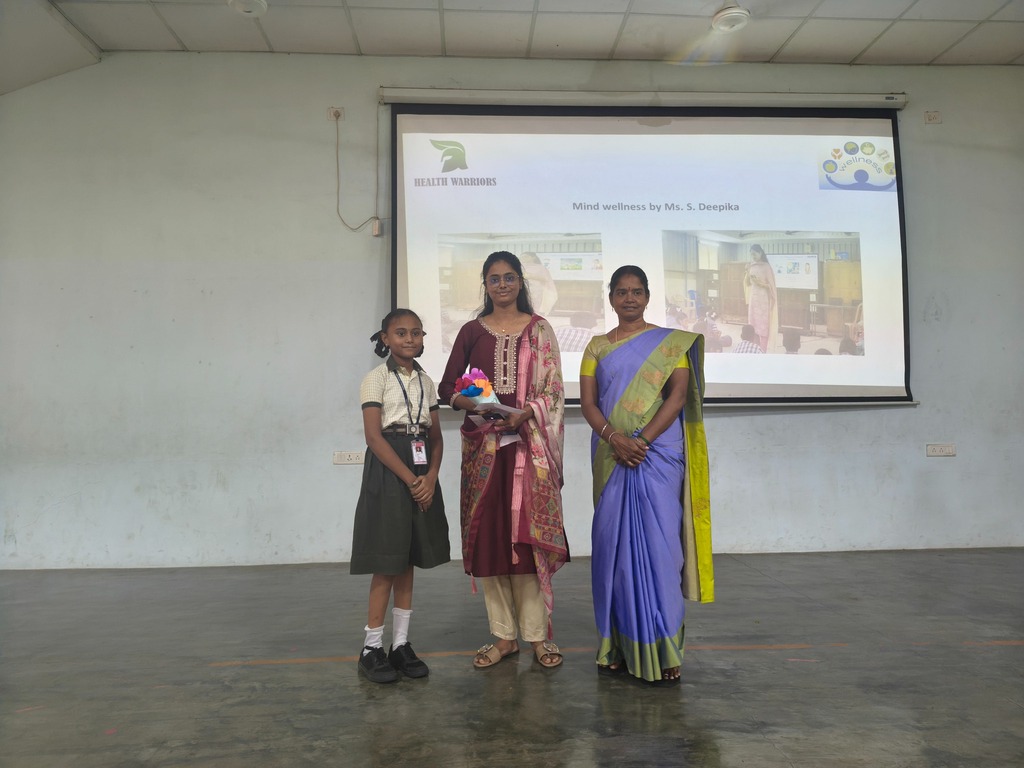 Vedavalli Vidyalaya Health Warriors talk