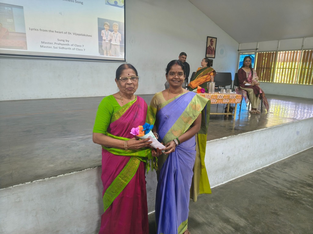 Vedavalli Vidyalaya Health Warriors talk